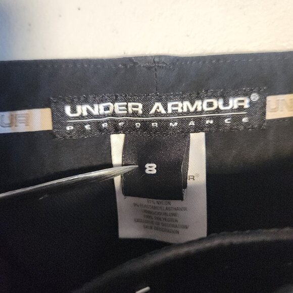 Under Armour ColdGear Golf Pants Black Straight Leg Stretch Heavyweight Womens 8 - Picture 9 of 16